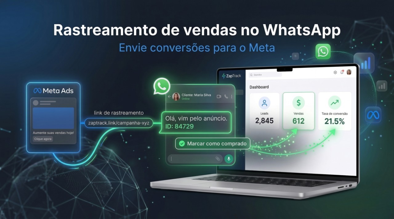 Fluxo completo: Meta Ads → WhatsApp → ZappTrack → Meta CAPI